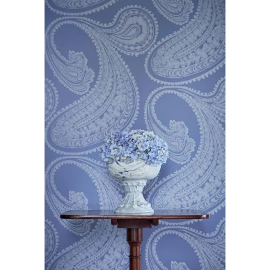 Rajapur klassinen sininen kuviotapetti Cole et Sonilta image