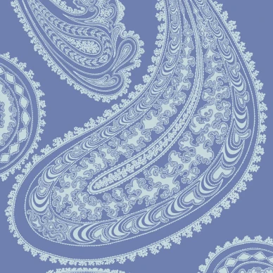 Rajapur sininen klassinen kuviotapetti Cole et Sonilta image