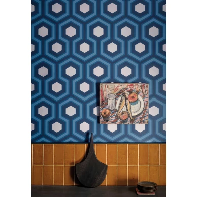 Hicks Grand sininen graafinen tapetti Cole et Sonilta image