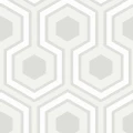 Hicks Grand vaalea geometrinen tapetti Cole et Sonilta 95 6036