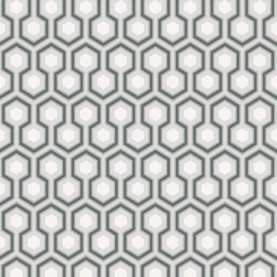 Hicks Hexagon harmaa valkoinen geometrinen tapetti Cole et Sonilta image
