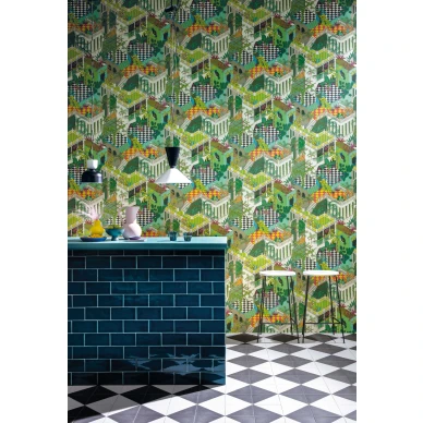 Miami vihrea kaupunkitapetti keittioon Cole et Sonilta image