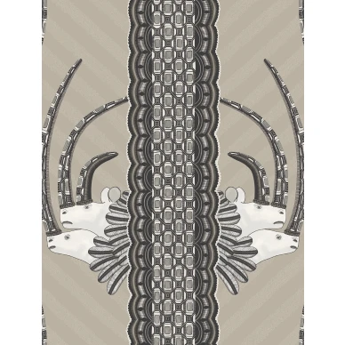 Jabu ruskea harmaa eksoottinen elaintapetti Cole et Sonilta 109 3013 image