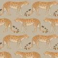 Leopard Walk oranssi elaintapetti Cole et Sonilta 109 2010