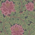 Aurora vihrea roosa kukkatapetti Cole et Sonilta 116 1002