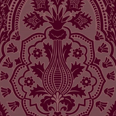 Pugin Palace Flock punainen medaljonkitapetti Cole et Sonilta 116 9034 image