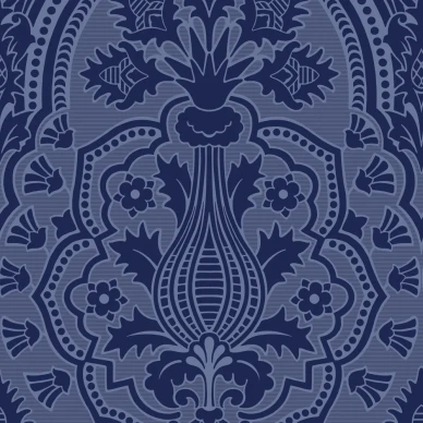 Pugin Palace Flock sininen medaljonkitapetti Cole et Sonilta 116 9033 image