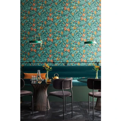 Vines of Pomona varikas vihrea oranssi hedelmatapetti Cole et Sonilta 116 2005 image