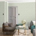 Vaaleanvihrea tapetti olohuoneeseen Borastapeterilta Acanthus 5350