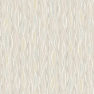 Schlager beige graafinen tapetti Borastapeterilta 2030 image