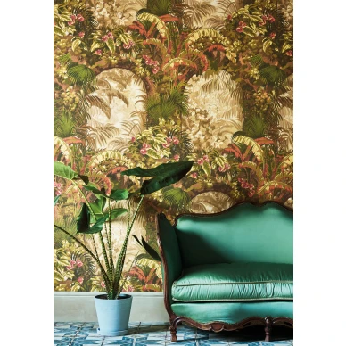 Hispalis vihrea eksoottinen tapetti olohuoneeseen Cole et Sonilta 117 2005 image