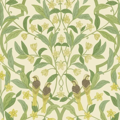 Jasmine Serin Symphony vaalea lintutapetti Cole et Sonilta 117 10031 image