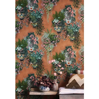 Talavera oranssi ruukkutapetti Cole et Sonilta 117 9025 image