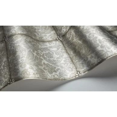 Kings Argent hopeinen ruudullinen kuviotapetti metallivareilla Cole et Sonilta 118 4007 image
