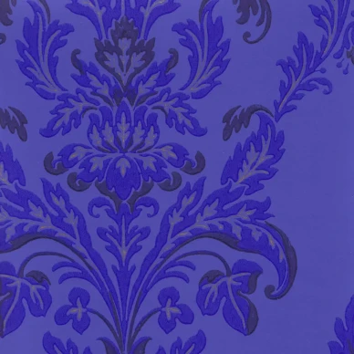 Herraskartano sininen klassinen kuvioitu tapetti Pihlgren ja Ritolalta 69729 image