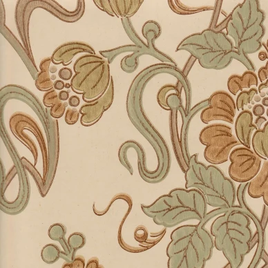 Jugendkausi klassinen beige kukkatapetti Pihlgren ja Ritolalta 69299 v2 image