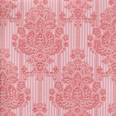 Kestikievari vaaleanpunainen perinteinen medaljonkitapetti Pihlgren ja Ritolalta 69082 image