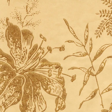 Lilja kulta beige kukkatapetti Pihlgren ja Ritolalta 69773 image