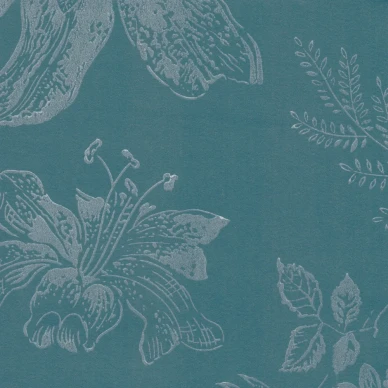 Lilja siniharmaa perinteinen kukkatapetti Pihlgren ja Ritolalta 69753 image