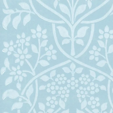 Lukko sininen kukkatapetti Pihlgren ja Ritolalta 69750 image