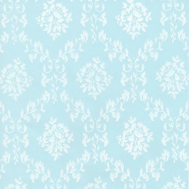 Oratuomi vanhanaikainen sininen kukkatapetti Pihlgren ja Ritolalta 70001 image