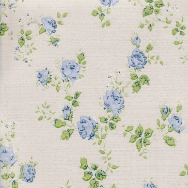 Ruusutarha sinivalkoinen ruusutapetti Pihlgren ja Ritolalta 69692 image