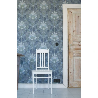 Sininen paperitapetti Pihlgren ja Ritolalta Williamin Kyonnos image