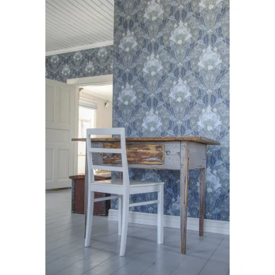 Williamin Kyonnos sininen kukkatapetti Pihlgren ja Ritolalta image