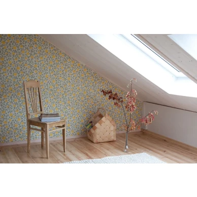 Appelsiini keltainen hedelmatapetti 69799 Pihlgren ja Ritolalta kuva Merja Tynismaa image