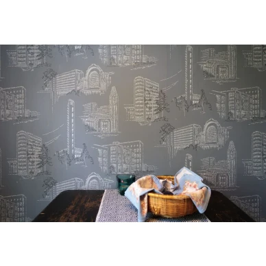 Harmaa talotapetti Helsinki 60622 Pihlgren ja Ritolalta image