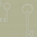Avaimet vihrea retrotapetti Bertel Gardberg Pihlgren ja Ritola 69790