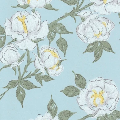Juhannusruusu vaaleansininen kukkatapetti Pihlgren ja Ritolalta 69275 v2 image