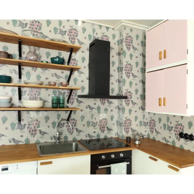 Roosa keittiotapetti Ken kiuruista kaunein Pihlgren ja Ritolalta image