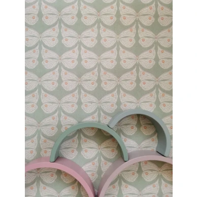 Vihrea perhostapetti Perhonen 70041 Pihlgren ja Ritolalta image