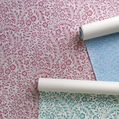 Lemmikki kukkatapetti klassinen paperitapetti Pihlgren ja Ritolalta 70058 70057 70059 image