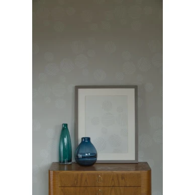 Harmaa graafinen tapetti Pallomeri 70042 Pihlgren ja Ritolalta image