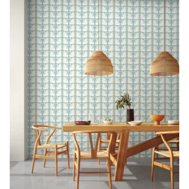 Vaaleansininen lintutapetti Swim Swam Swan Scionilta 112809 image