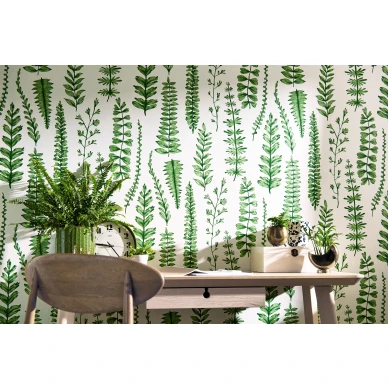 Ferns vihrea moderni lehtitapetti Scionilta 112798 image