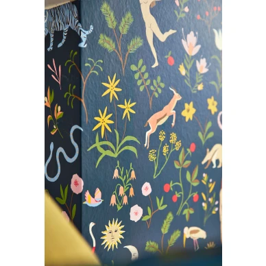 Garden of Eden tumma kuviollinen tapetti Scionilta image