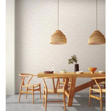 Ruokailuhuoneen tapetti Snowdrop harmailla kukilla Scionilta 112813 image