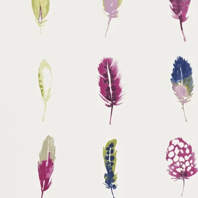 Limosa valkoinen roosa sulkatapetti Harlequinilta 111076 image