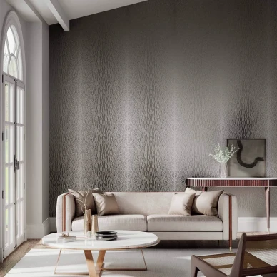 Enigma harmaa hopea graafinen olohuoneen tapetti Harlequinilta 110101 image