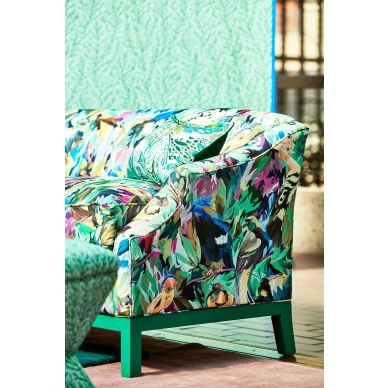 Atoll vihrea korallitapetti olohuoneeseen Harlequinilta image