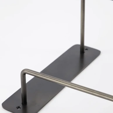 Pati Double musta yksinkertainen pyyheteline House Doctorilta 205341402 image