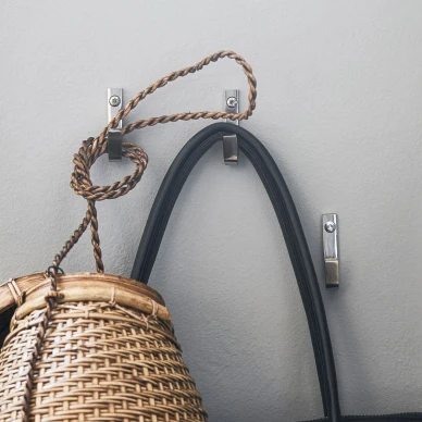 Bath hook hopeanvariset metallikoukut eteiseen House Doctorilta 205343002 image