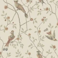 Eugen vaaleankeltainen lintutapetti Sandbergilta 413 09