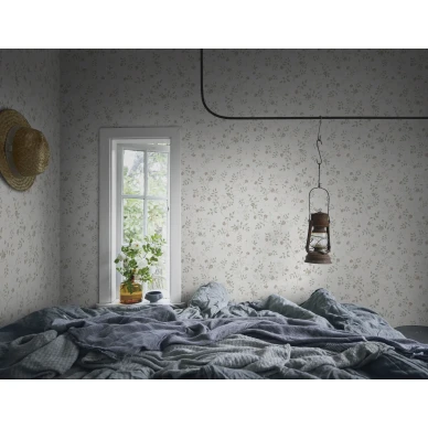 Henny vaalea romanttinen kukkatapetti makuuhuoneeseen Sandbergilta 840 11 image