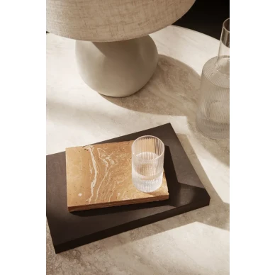 Ripple Lid kirkas suupuhallettu lasi ja kansi Ripplesarjassa Ferm Livingilta image