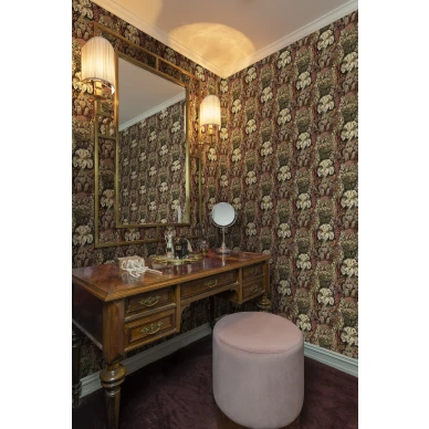 Aqulia punainen korallitapetti vierashuoneeseen Rebel Wallsilta image