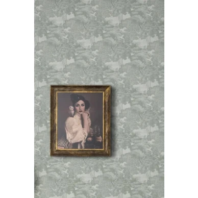 Saint Sebastian vaaleanvihrea puutapetti Rebel Wallsilta image